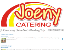 Tablet Screenshot of joenycatering.com
